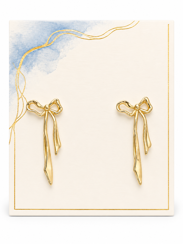 Dangle Bow Earrings