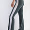 Butter Soft Side Stripe Flare Leggings in Smoked Spruce