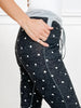 Christmas Graphic Tee with/or Charcoal Polka Dot Lounge Jogger Pants