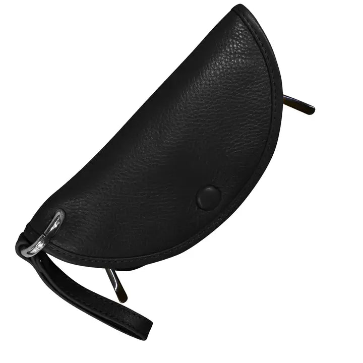 Black Halfmoon Eye Glass Case