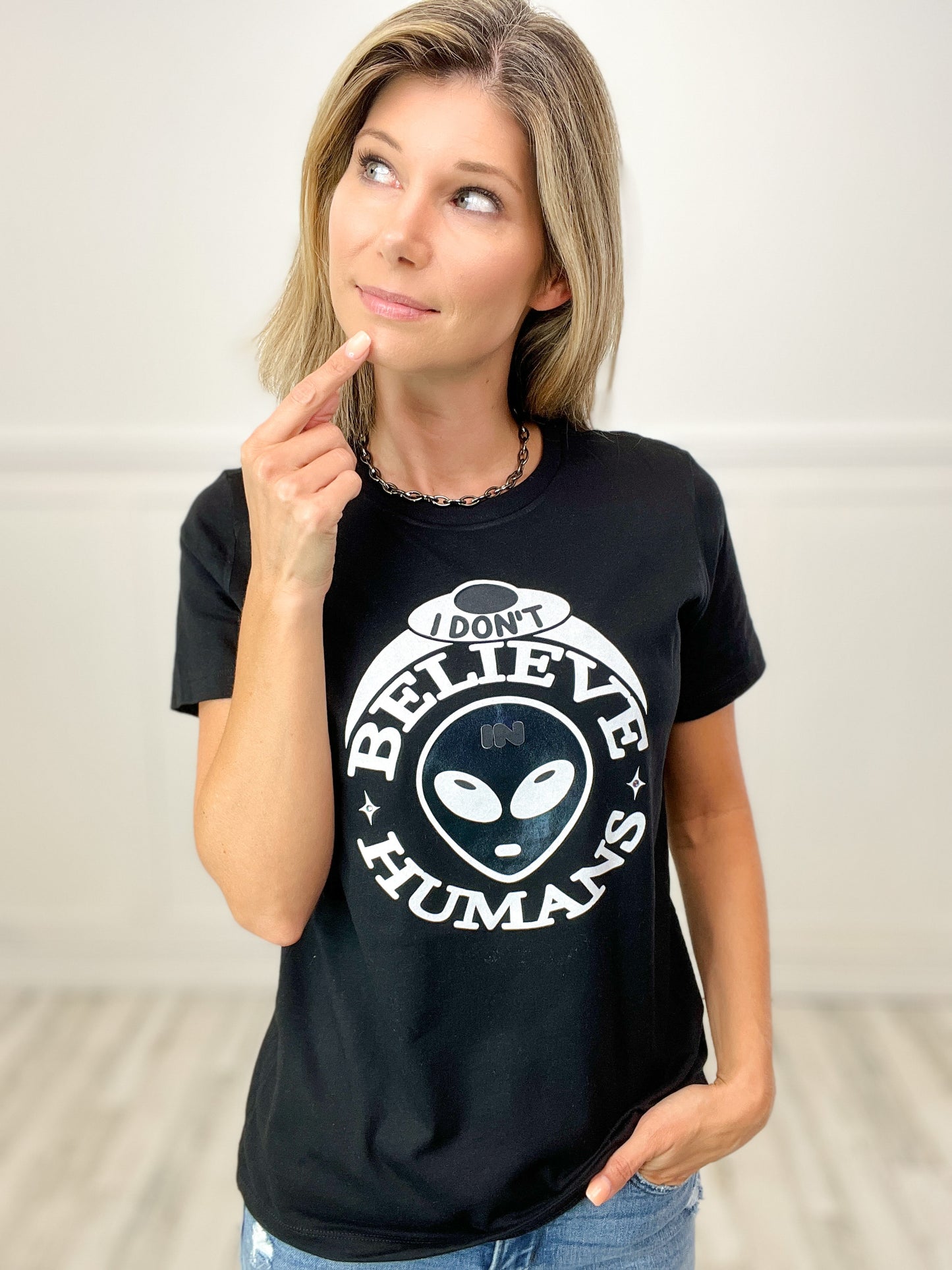 I Don't Believe In Humans Graphic Tee