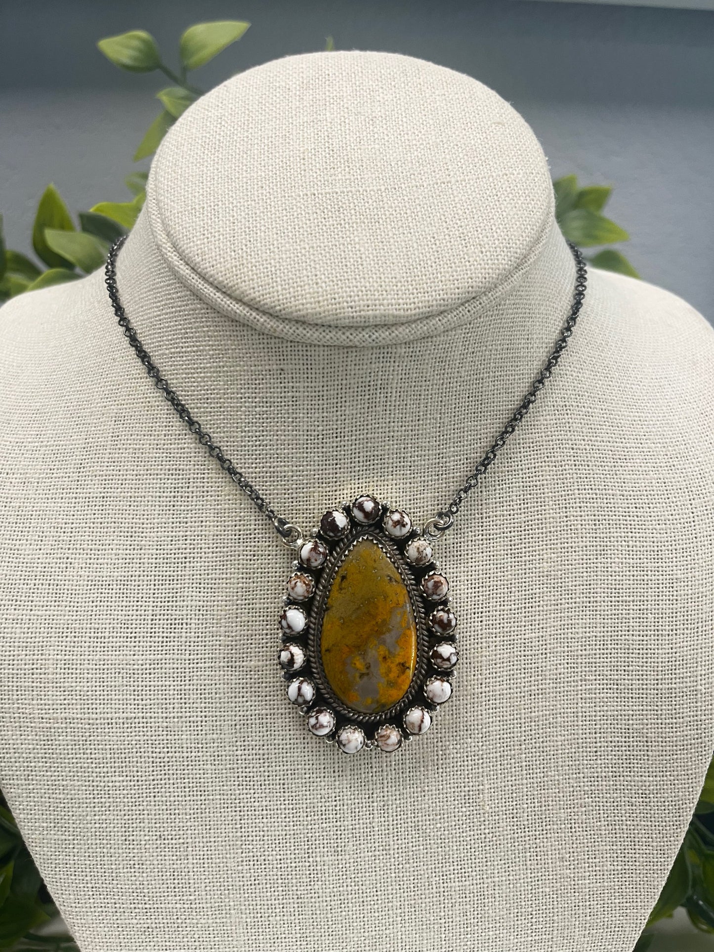 18" Natural Stone Sterling Silver Mixed Necklaces - SET 1