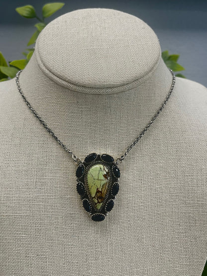 18" Natural Stone Sterling Silver Mixed Necklaces - SET 1