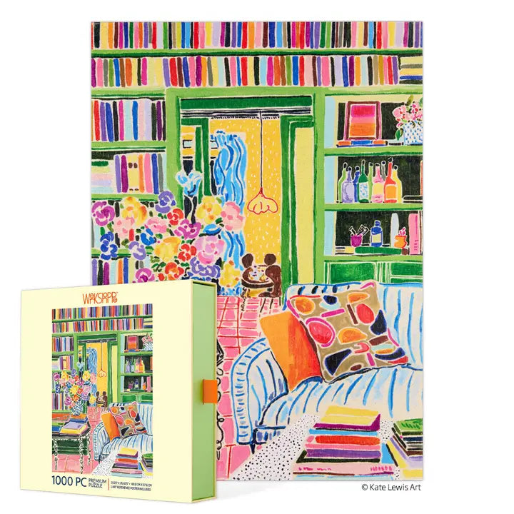 WerkShoppe Books & Bouquets 1000 Piece Puzzle