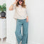 Floral Print Stretch Pants