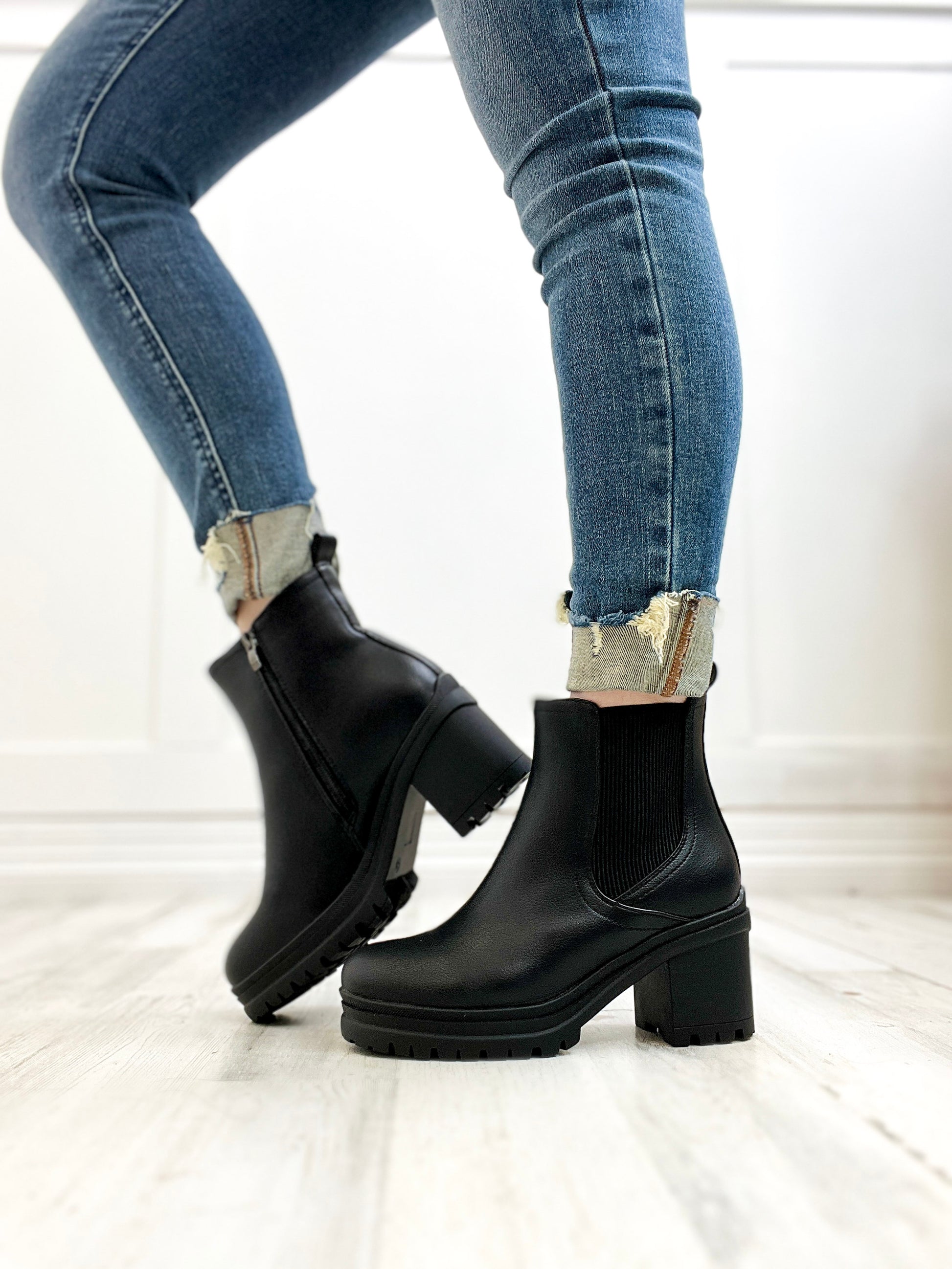 Corkys Trust Issues Booties in Black