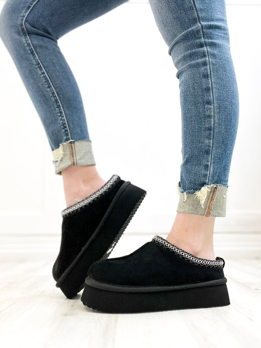 Corkys Pillow Talk Booties in Black Faux Suede