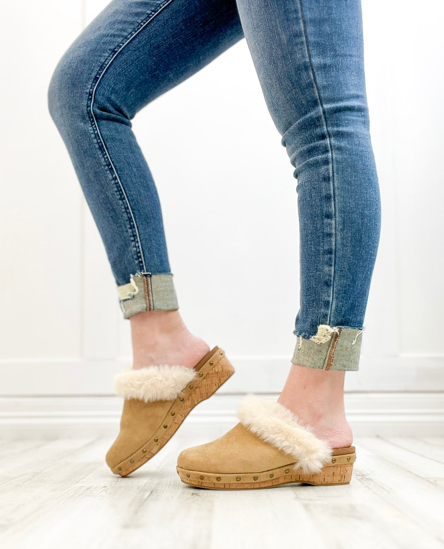 Corkys Just Fur Fun Slip-On Loafer In Camel Faux Suede