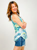 Tie Dye Print Sleeveless Top