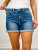 Judy Blue JUST RIGHT Mid-Rise Slim Denim Shorts