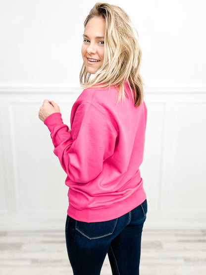 Lover Pink Sweatshirt Top