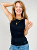 The Lucy Tank – Ultra Soft Viscose Blend Fitted Tank - Basics