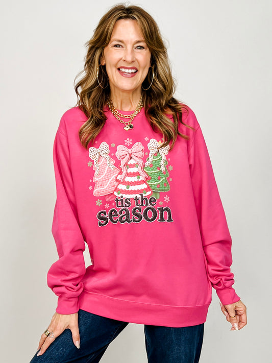 Yarn 'Tis The Season Trees Sweatshirt