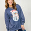 Frosty Yarn Snowman Sweatshirt
