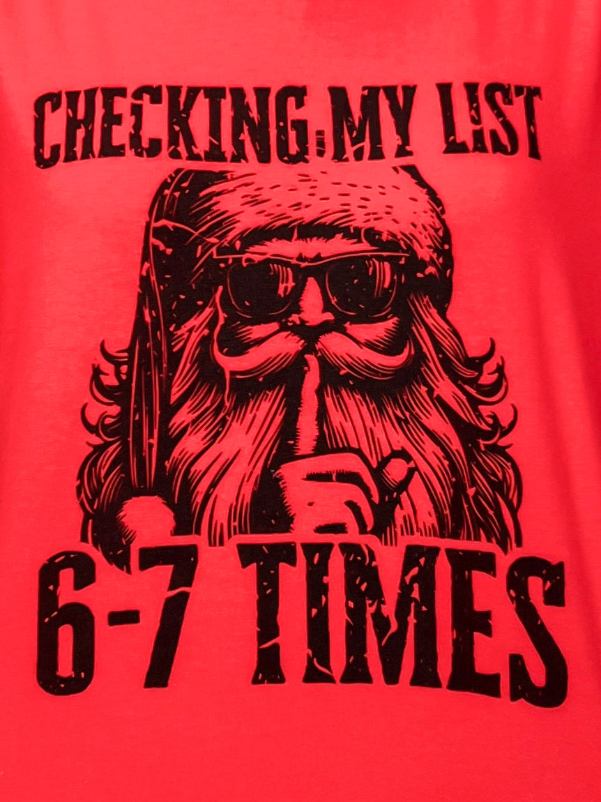 Checking My List 6-7 Graphic Tee