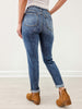 Judy Blue LEGEND Hi-Rise Bleach Splash Boyfriend Jeans