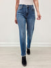 Judy Blue TAKE IT EASY Mid-Rise Boyfriend Classic Cuffed Jeans
