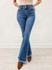 Judy Blue HARDY High Rise Double Button Frayed Hem Jeans