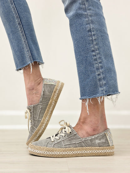 Blowfish Malibu Buenos Slip-On Tennis Shoes in Fog Grey