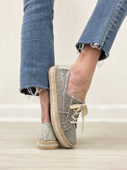 Blowfish Malibu Buenos Slip-On Tennis Shoes in Fog Grey