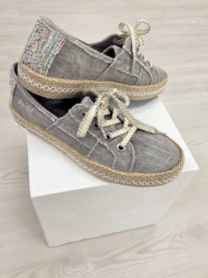 Blowfish Malibu Buenos Slip-On Tennis Shoes in Fog Grey