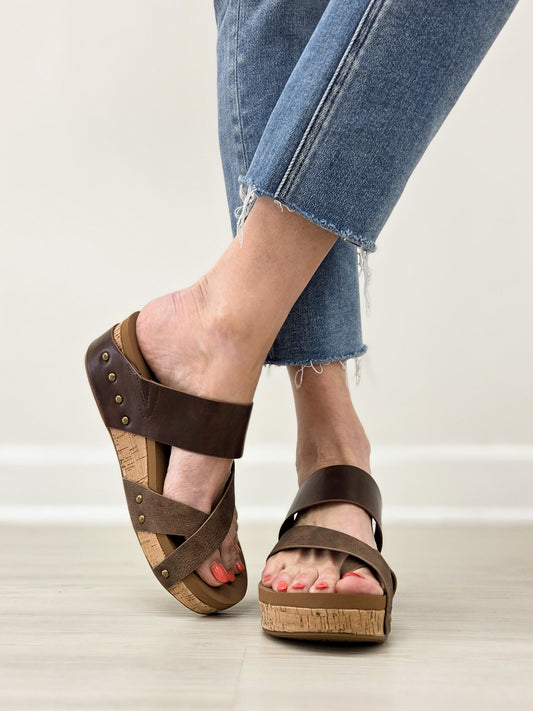 Pierre Dumas Tricia-3 Sandals in Brown