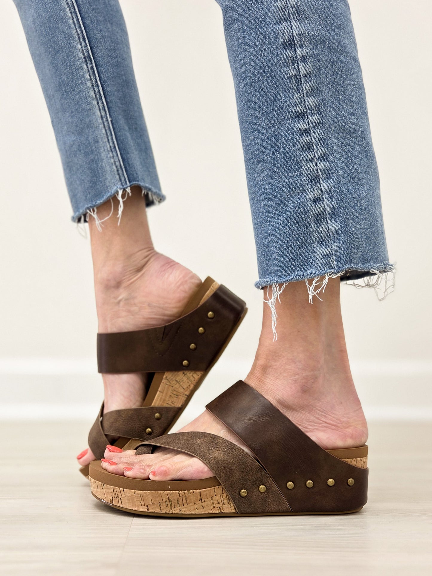 Pierre Dumas Tricia-3 Sandals in Brown