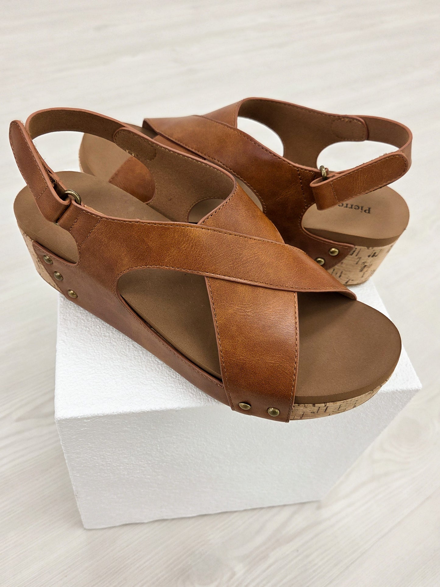 Pierre Dumas Tricia-2 Sandals in New Tan