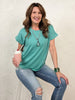 Short Sleeve Solid Every Day Terry Top