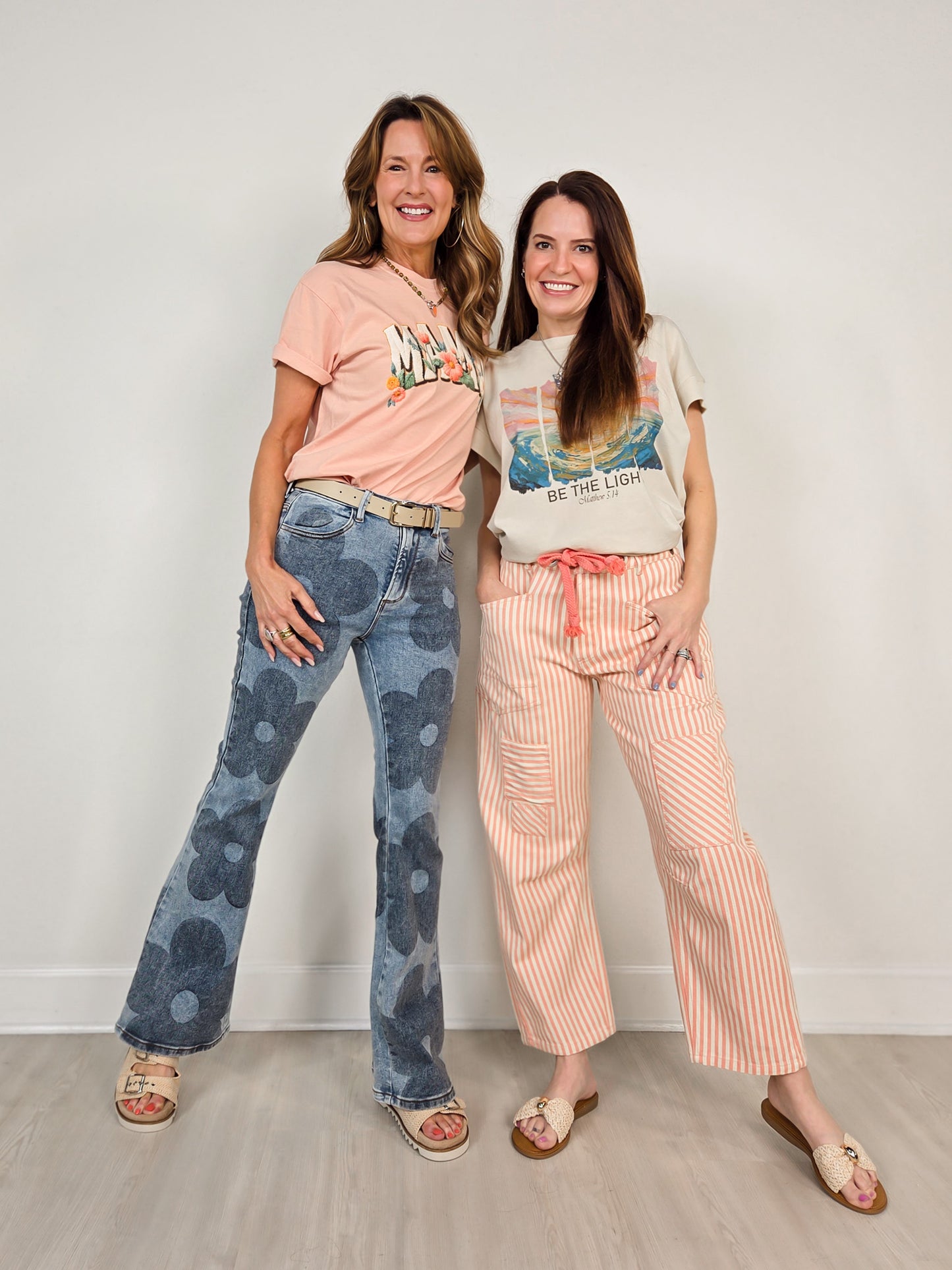 Stitched Floral Mama Graphic Tee