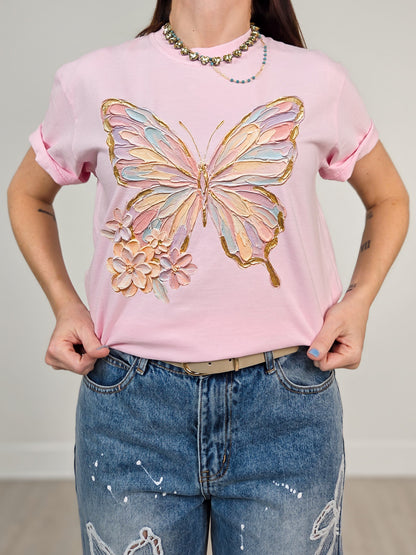 Painted Butterfly Graphic Tee