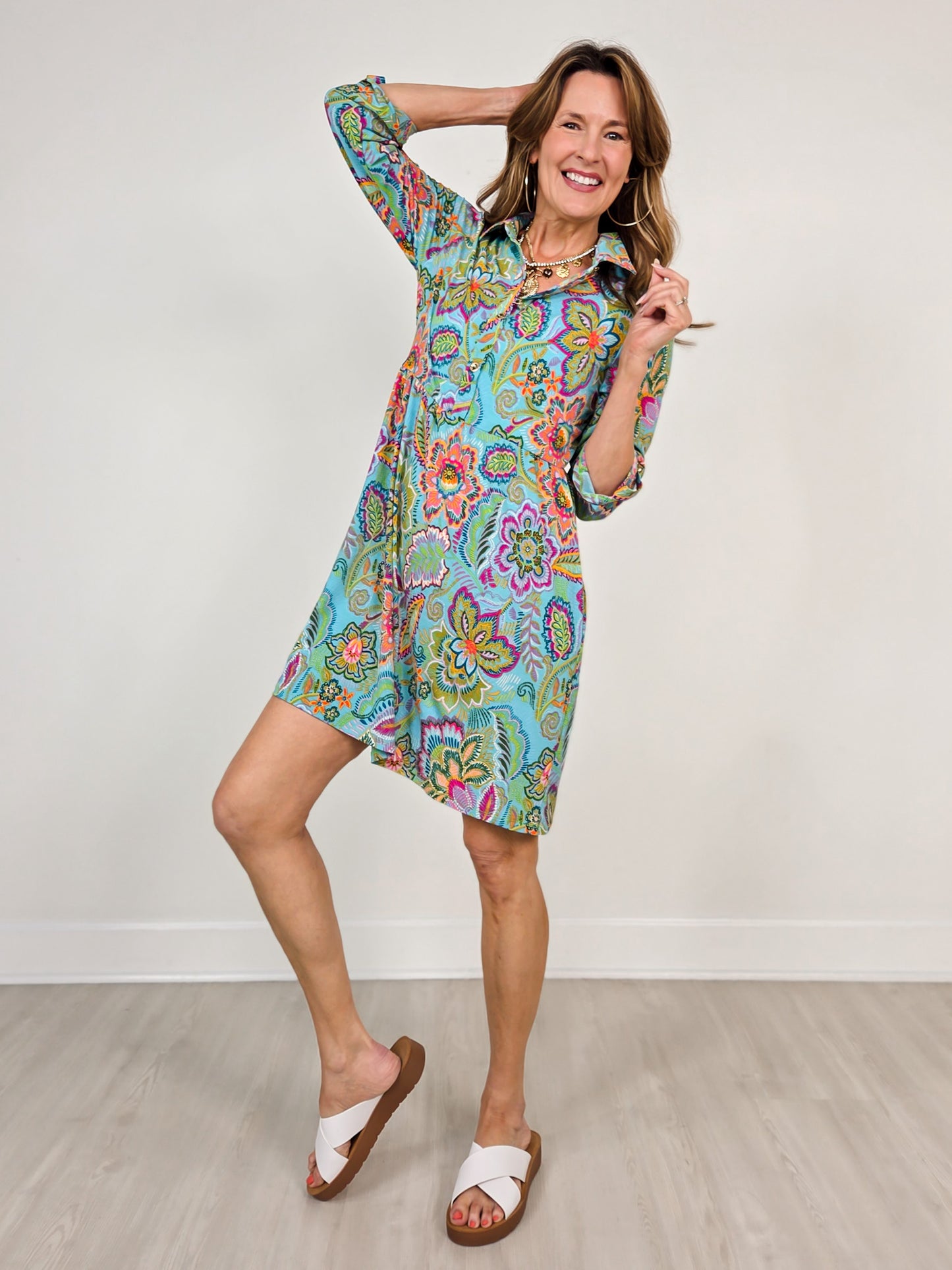 Inspire dress in Emerald