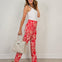 Relaxed Pants in Red