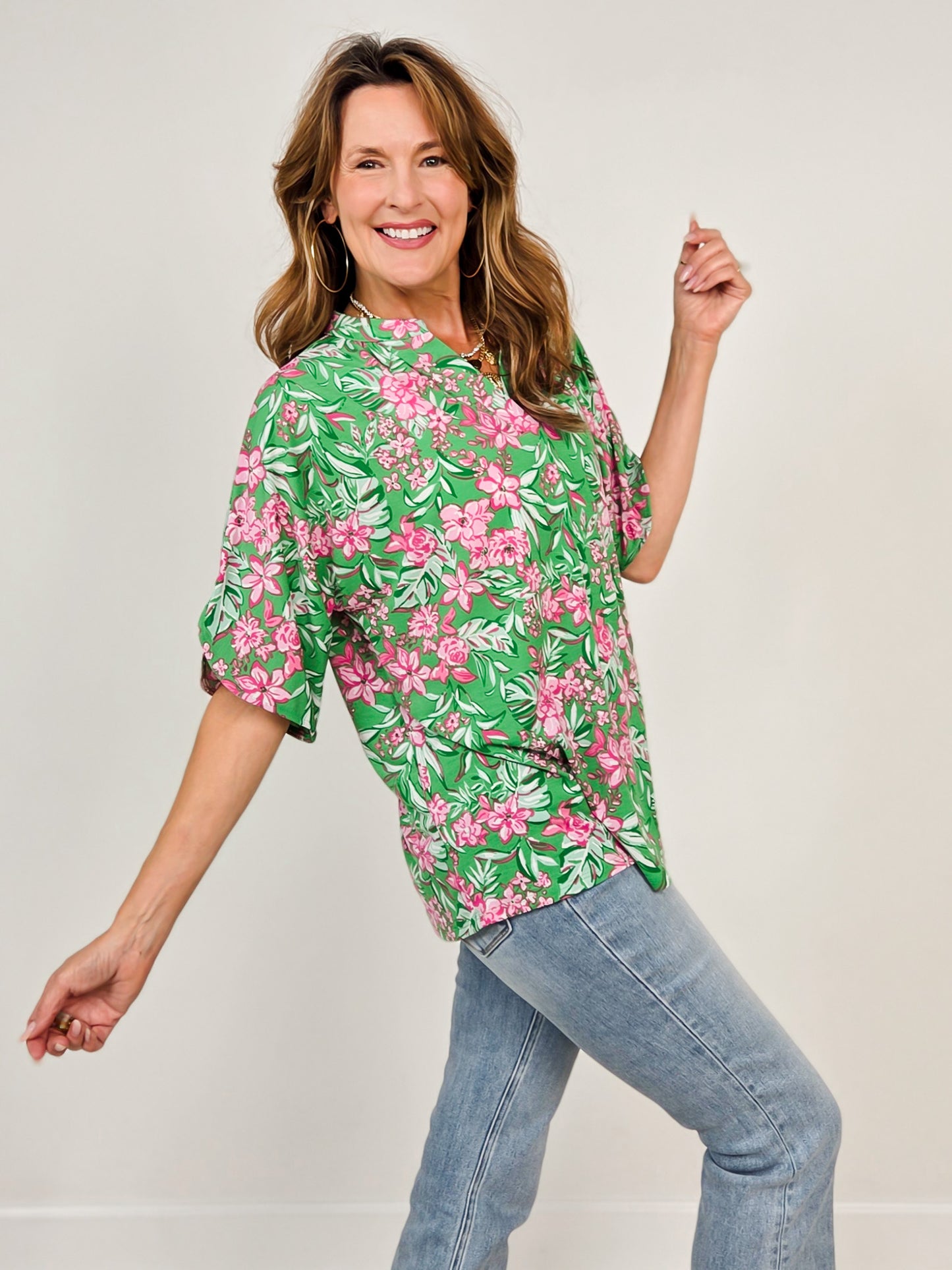LizBreeze Top in Green