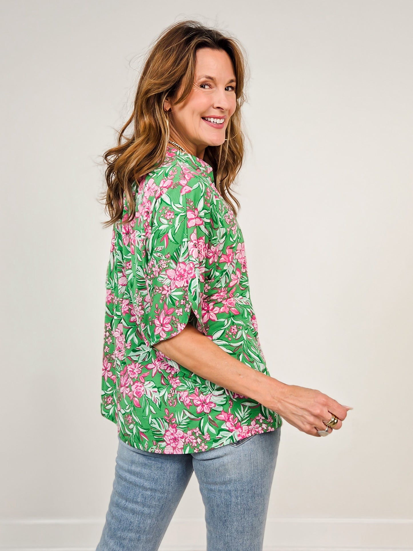 LizBreeze Top in Green