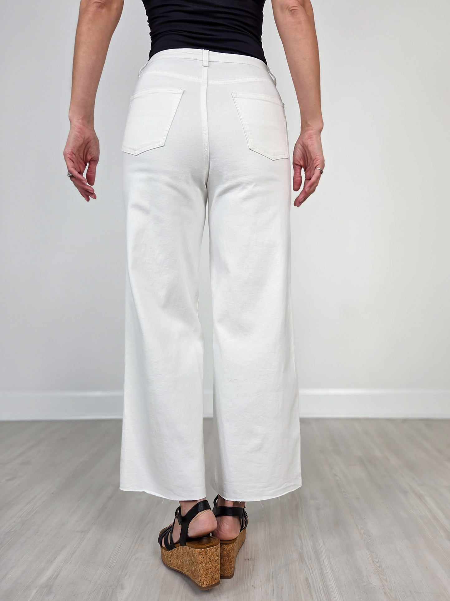 Soft Stretch High-Waist Twill Pants