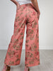 Floral Pattern Mid-Rise Ankle Length Pants