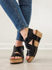 Corkys Good For You Wedges in Black