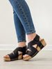 Corkys Good For You Wedges in Black