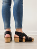 Corkys Good For You Wedges in Black