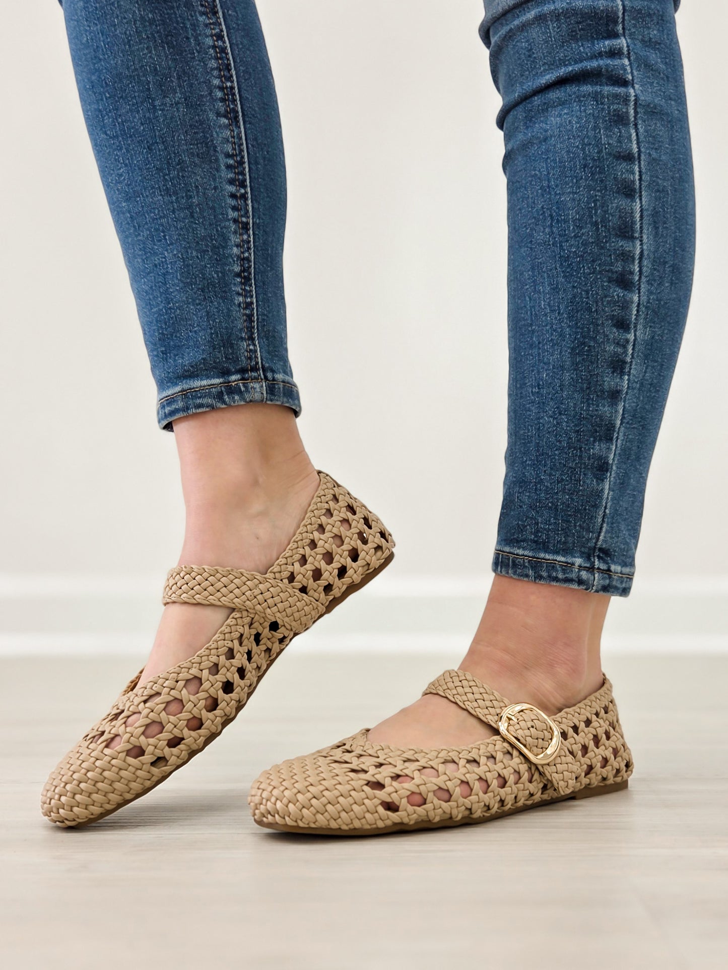 Corkys Mixed Feelings Flats in Camel