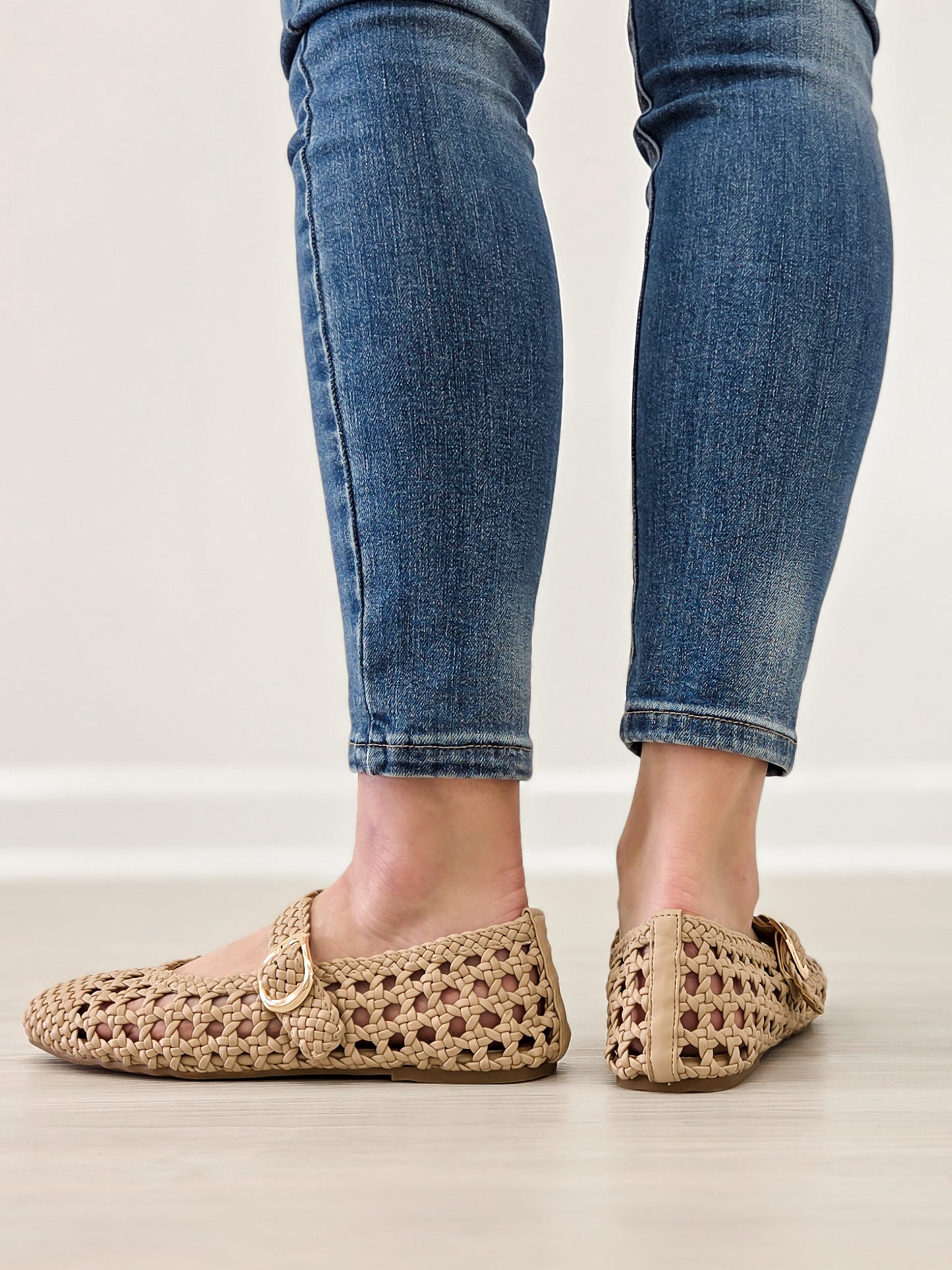 Corkys Mixed Feelings Flats in Camel