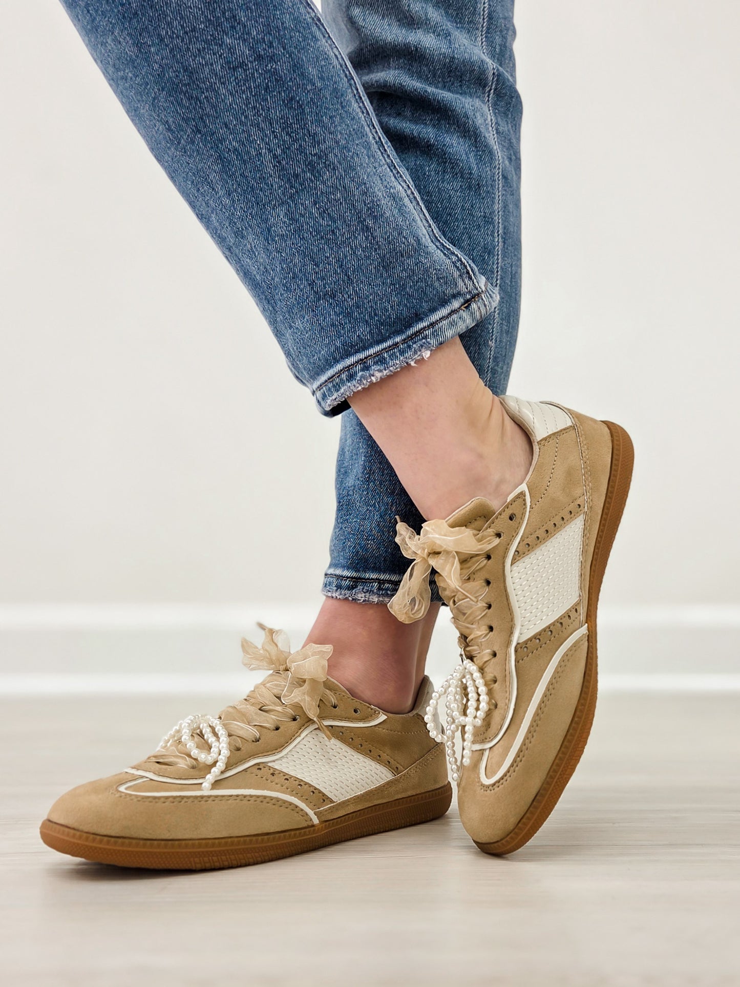 ShuShop Sophie Sneakers in Taupe