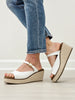 Corkys Treat Yourself Wedges in White