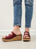 Corkys Don't Mind Me Wedges in Red