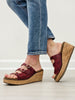 Corkys Don't Mind Me Wedges in Red