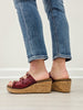 Corkys Don't Mind Me Wedges in Red