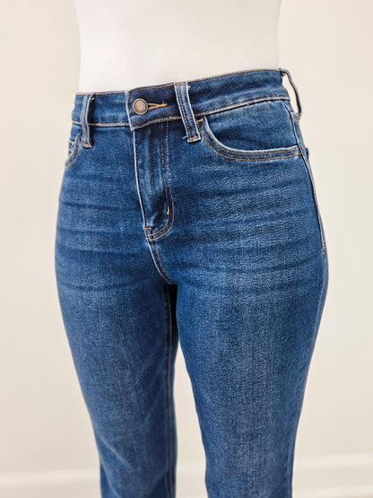 Lovervet MAIN CHARACTER High Rise Raw Hem Bootcut Jeans