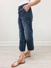 Judy Blue DOWNFALL High Waist Wide Leg Crop Utility Pocket