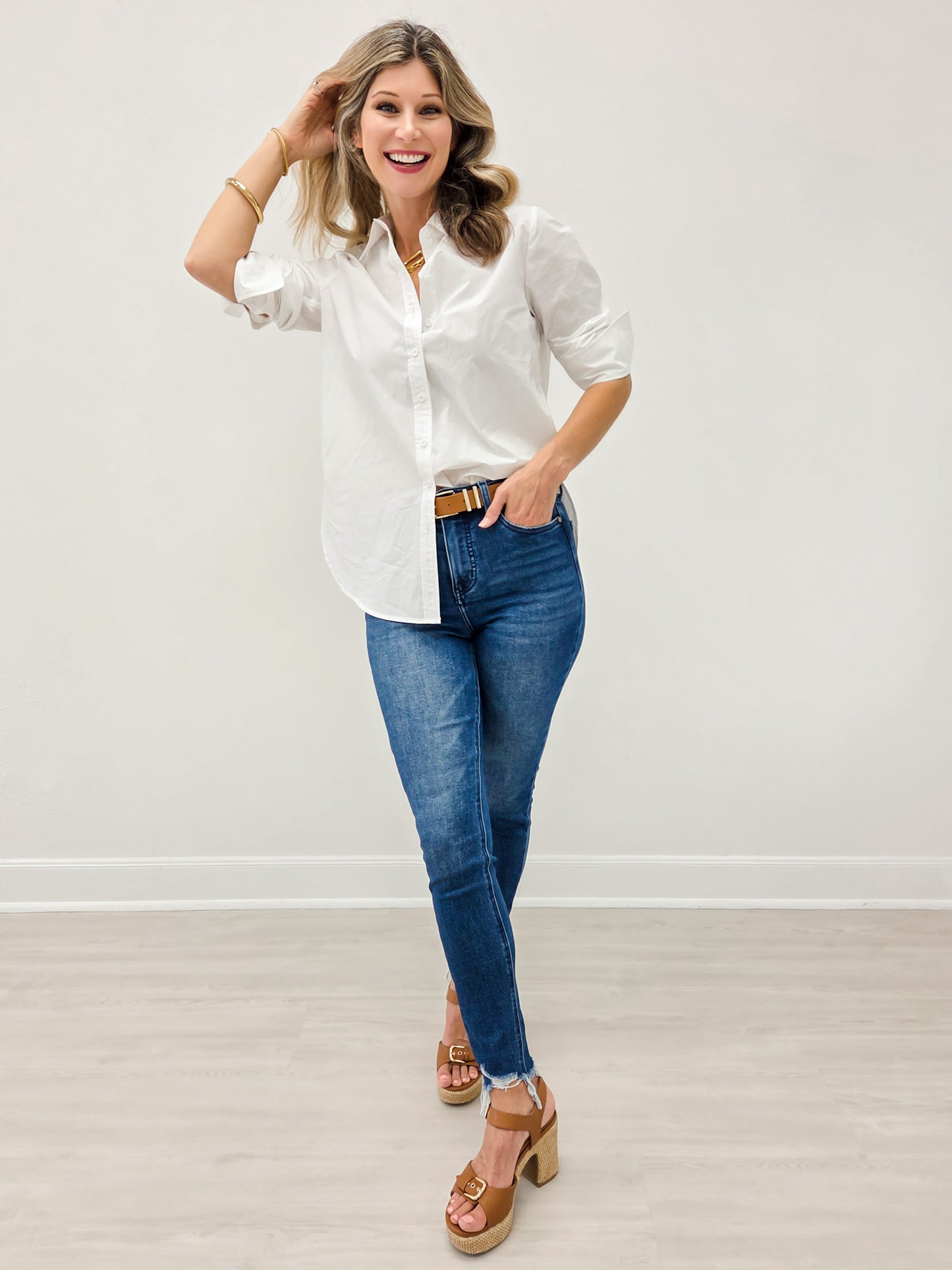 Avery Denim The Relaxed Skinny - Deep Indigo